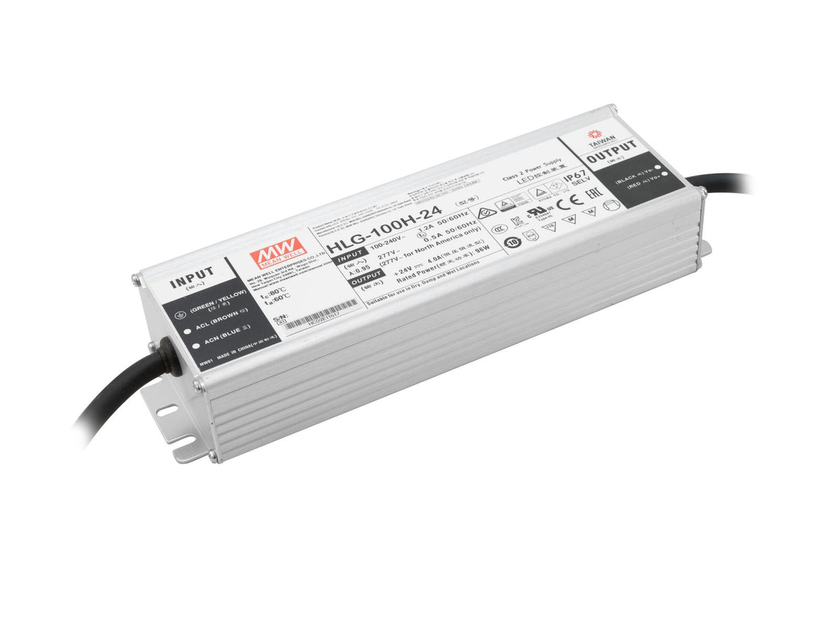 Mean Well LED Netzteil 96W / 24V IP67 HLG-100H-24