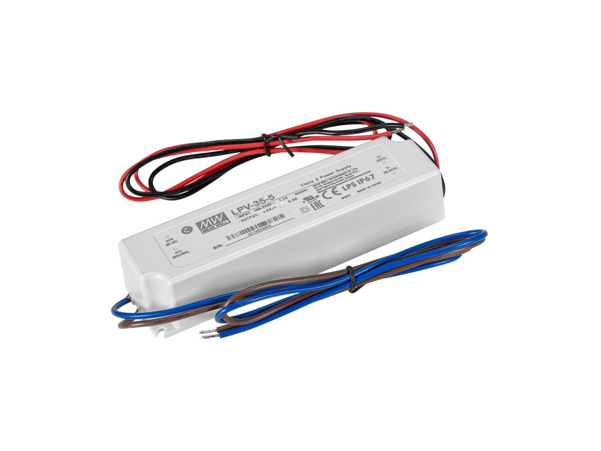 Mean Well Schaltnetzteil 30W / 5V IP67 LPV-35-5