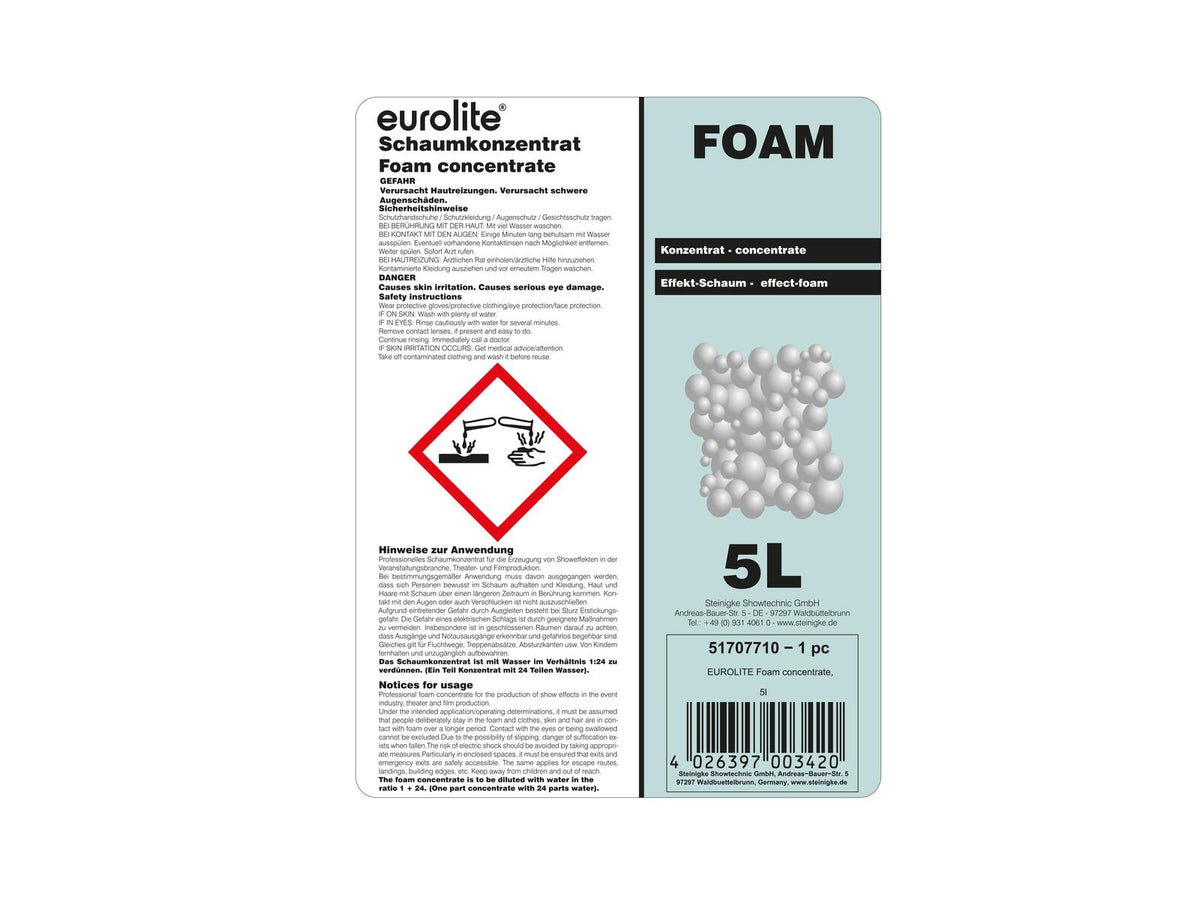 Eurolite Foam-Konzentrat, 5l – Ansicht 2
