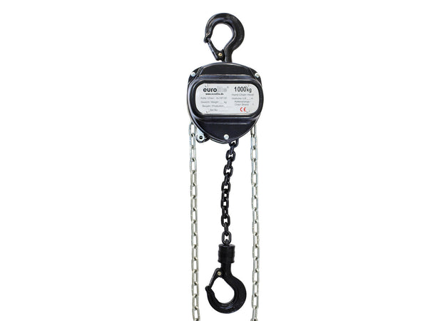Eurolite Kettenzug 6M/1.0T schwarz