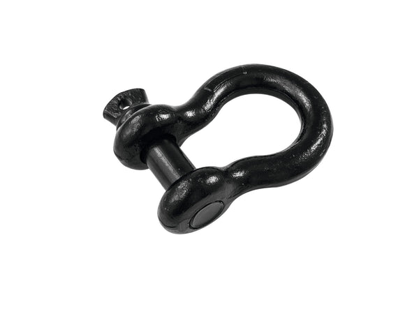 Safetex Schäkel 22mm schwarz mit Schraubbolzen