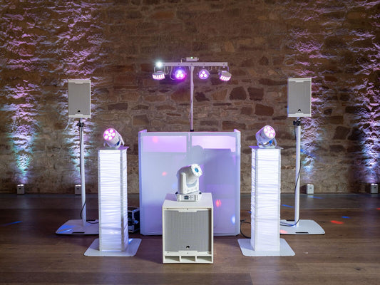 Omnitronic BPS-3 Boxenhochständer weiß – Ansicht 2