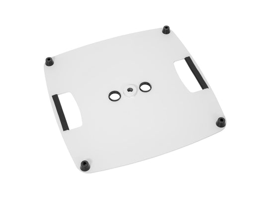 Omnitronic BPS-2 Boxenhochständer/Bodenplatte weiß – Ansicht 2