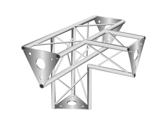 Decotruss SAT-42 4-Weg-Stück \/ sil – Ansicht 2