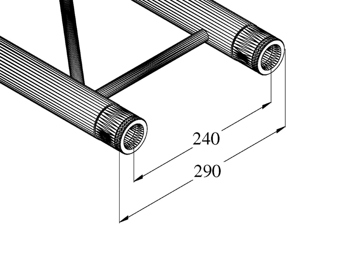 Alutruss BILOCK BQ2-210 2-Punkt-Traverse – Ansicht 2