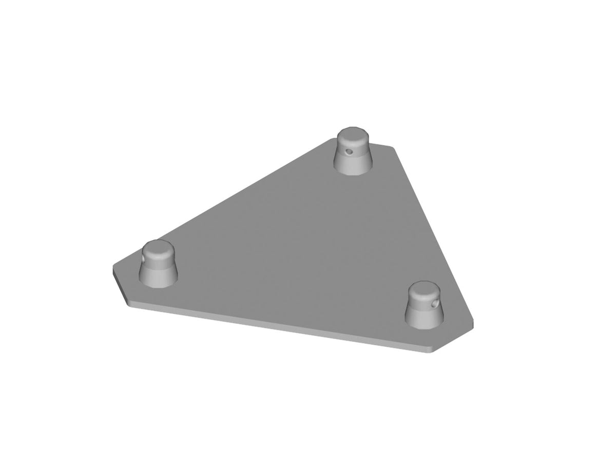 Alutruss DECOLOCK DQ3S-BPM Bodenplatte MALE sw – Ansicht 2