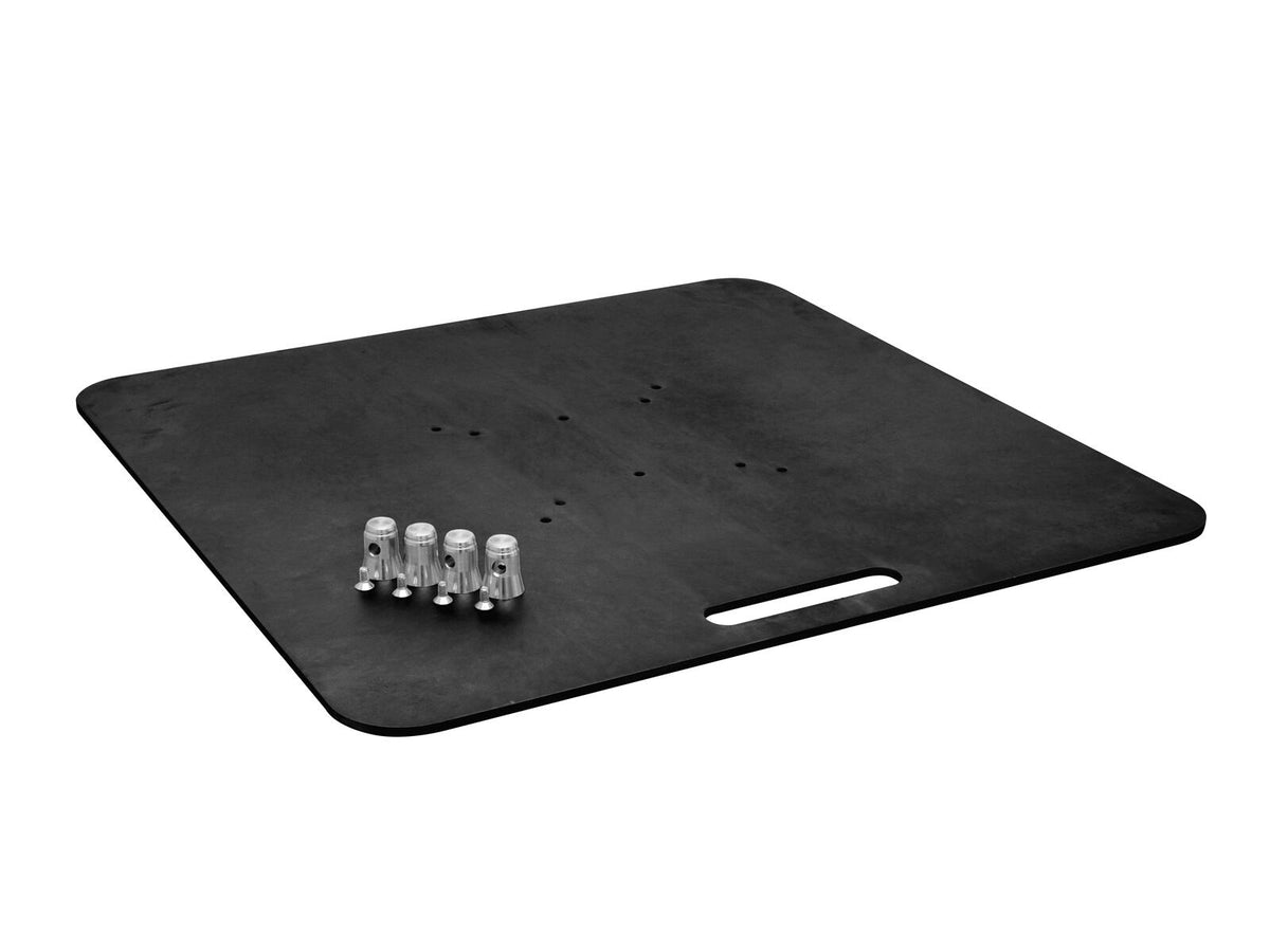 Alutruss Bodenplatte BP-30/M10 80x80 sw