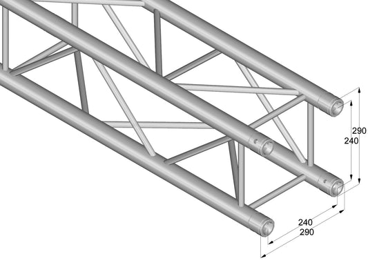 Alutruss QUADLOCK 6082-3000 4-Punkt-Traverse – Ansicht 2