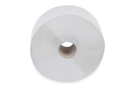 Sobsy Jumbo-Toilettenpapier, 2-lagig, natur, Ø 25 cm, 6 Rollen