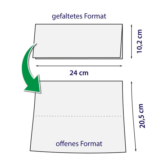 Sobsy Papierhandtuch, V-Falz, 2-lagig, recycling weiß, 24 x 20,5 cm, 3.200 Blatt