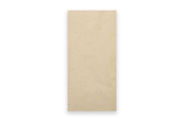 Sobsy Servietten 40 x 40 cm, 2-lagig, recycling braun, 1/8-Buchfalz, 4 x 250 Stück