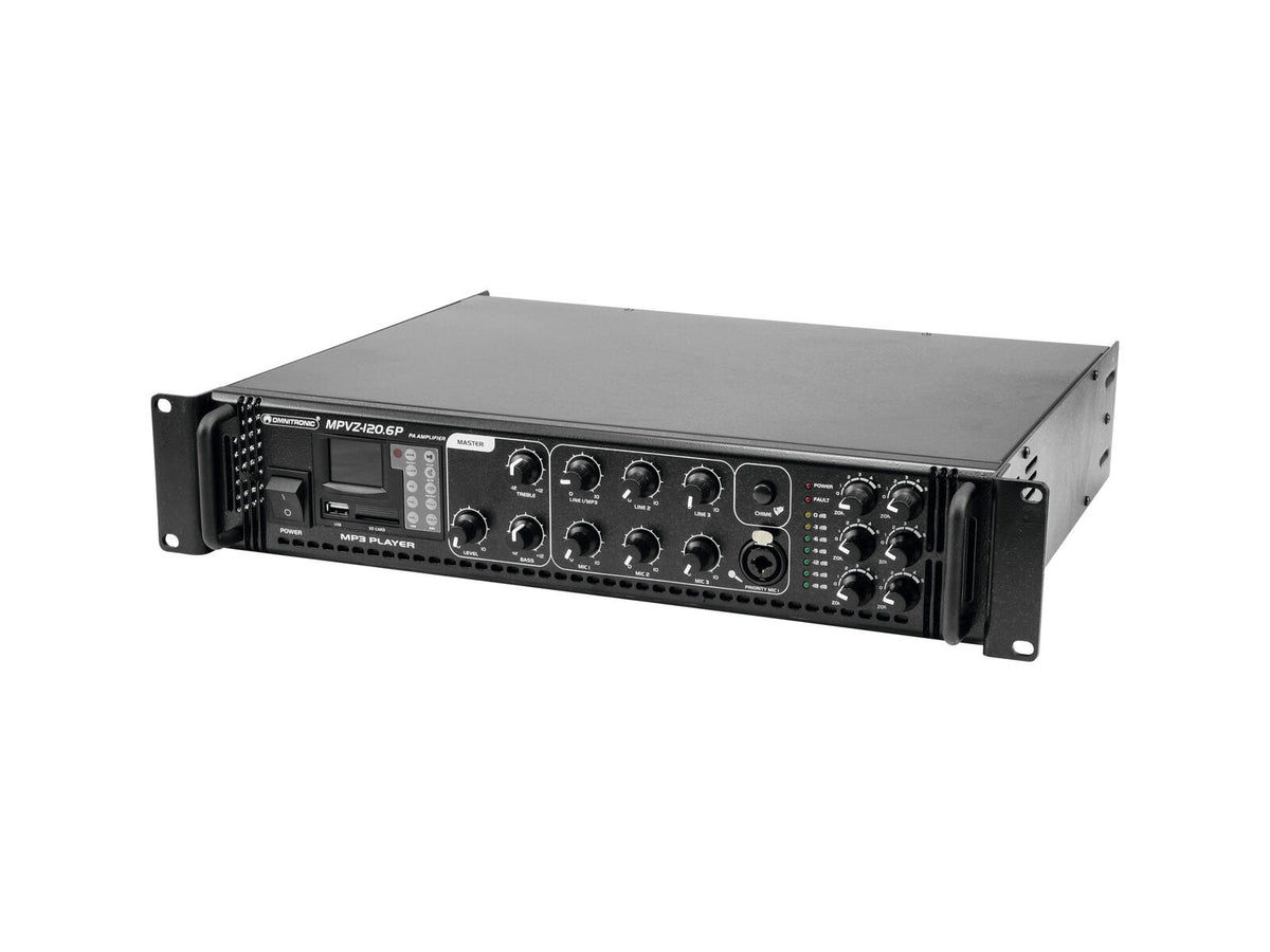 Omnitronic MPVZ-120.6P ELA-Mischverstärker – Ansicht 6