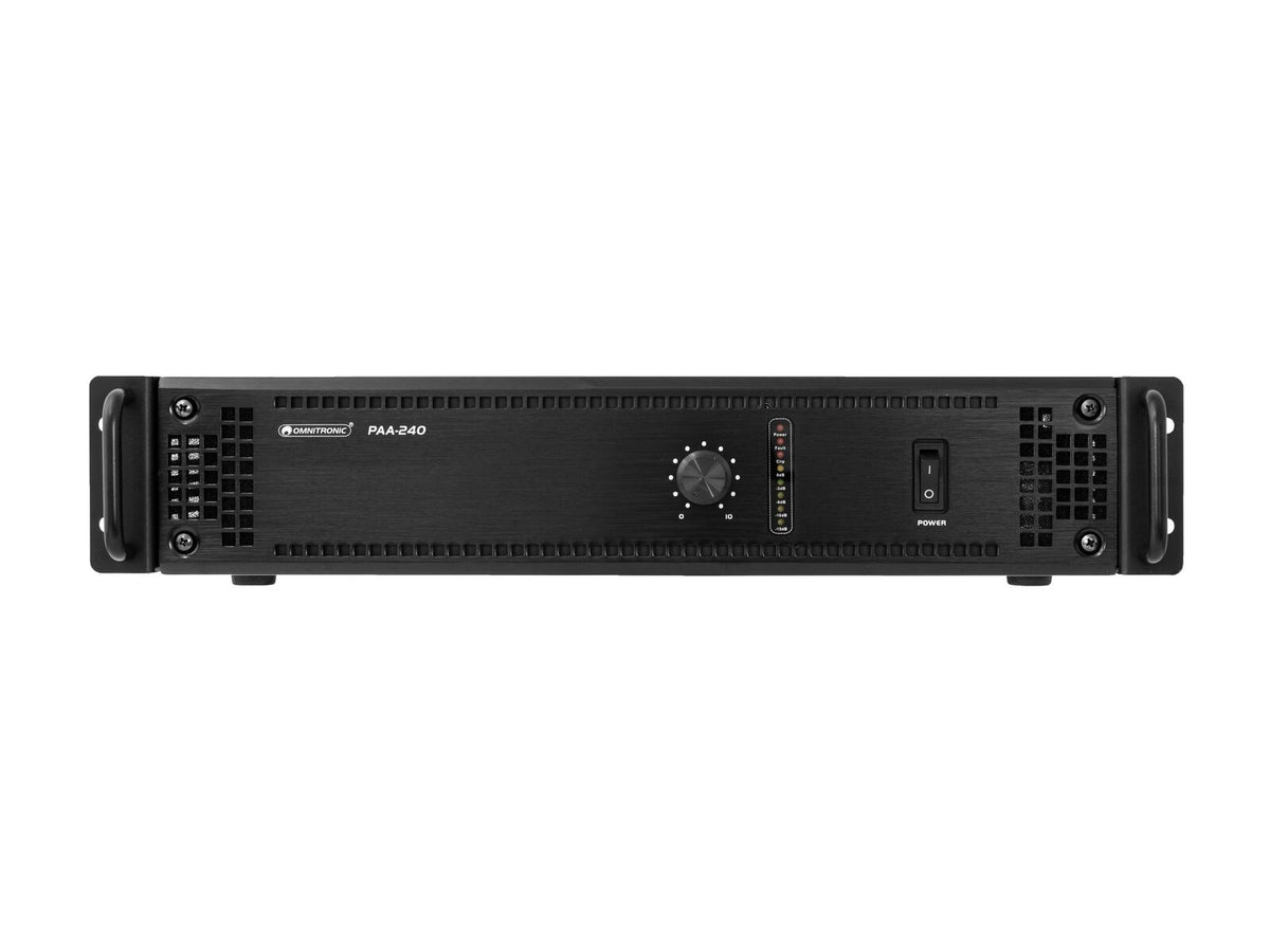 Omnitronic PAA-240 ELA-Verstärker – Ansicht 7