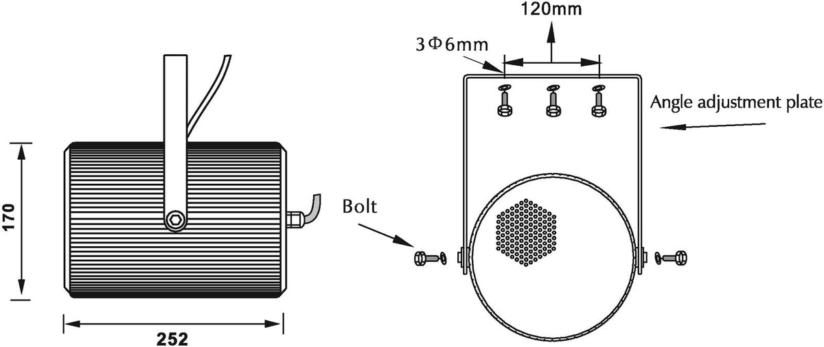 Omnitronic PS-20 Projektorlautsprecher – Ansicht 5