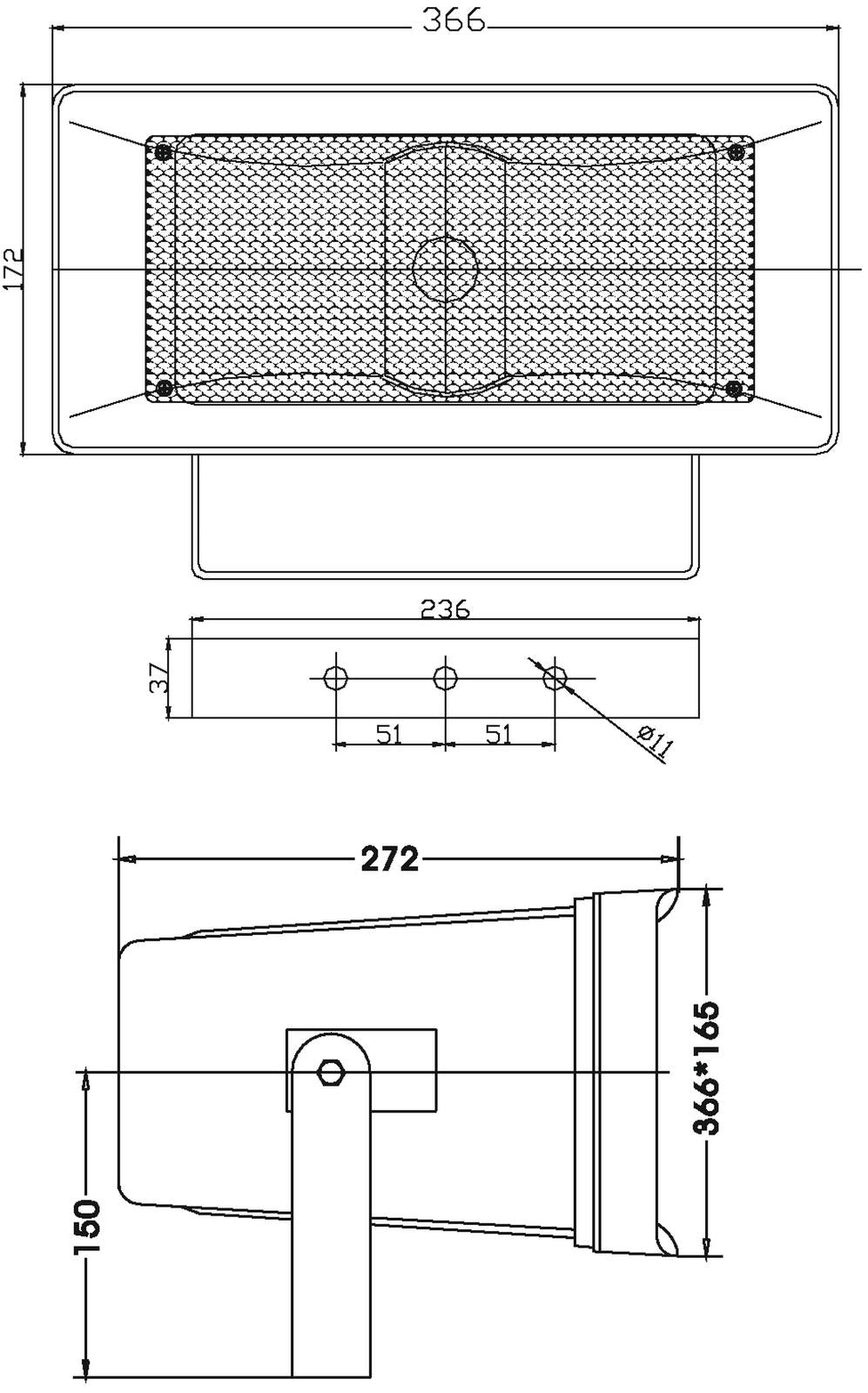 Omnitronic HS-50 Druckkammerlautsprecher – Ansicht 5