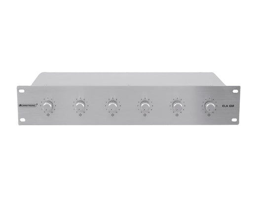 Omnitronic ELA 6M-Zonen LS-Regler 5W sil – Ansicht 2