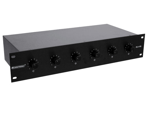 Omnitronic ELA 6S-Zonen LS-Regler 5W sw – Ansicht 2