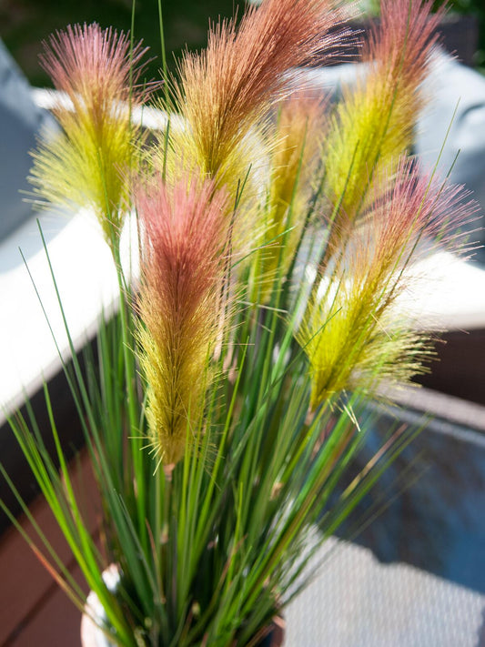Europalms Federgras, künstlich, rosé, 90cm – Ansicht 2