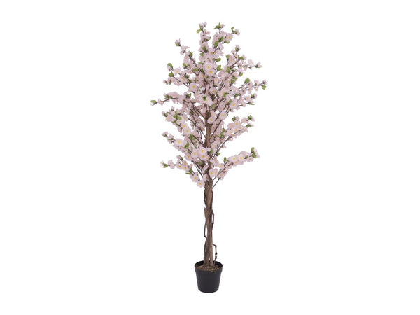Europalms Kirschbaum mit 3 Stämmen, Kunstpflanze, rose, 150 cm