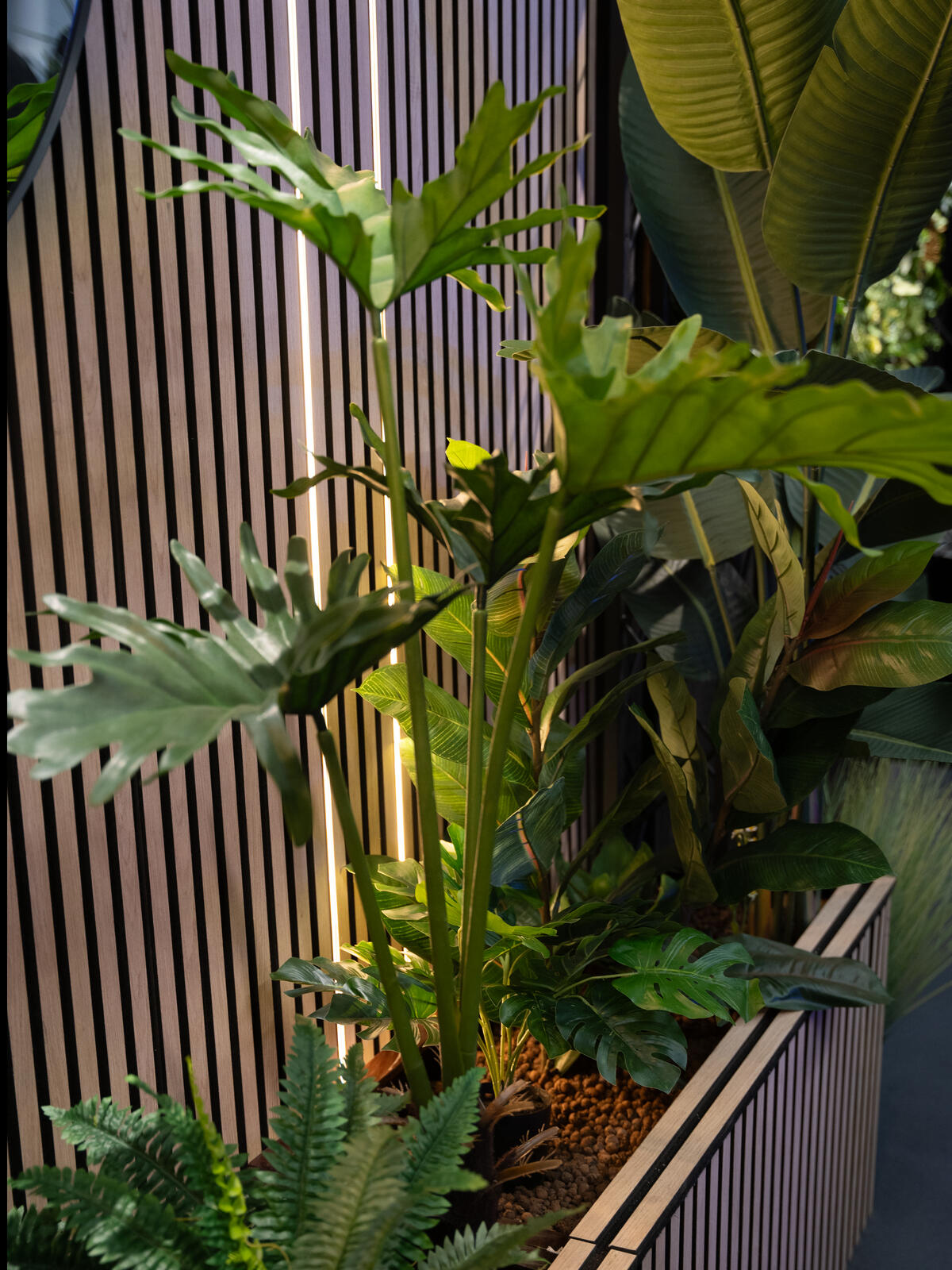Europalms Splitphilodendron, Kunstpflanze, 120cm – Ansicht 4