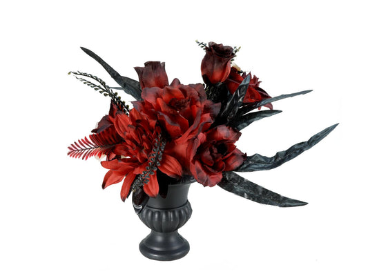 Europalms Halloween Tischdeko, Rosen, 28cm – Ansicht 2