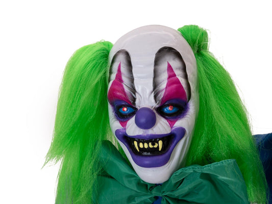 Europalms Halloween Figur Clown Charly, animiert, 164cm – Ansicht 2