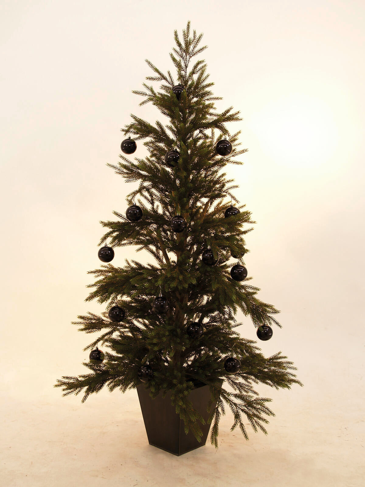 Europalms Dekokugel 7cm, schwarz 6x – Ansicht 3