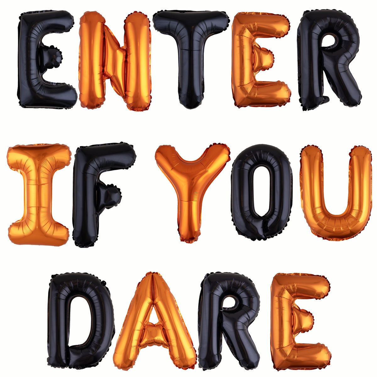 Folienballon-Set 'Enter if you dare'