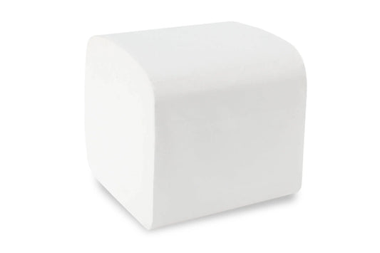 SemyTop Toilettenpapier Einzelblatt, 2-lagig, 10 x 22 cm, hochweiß, 9.000 Blatt