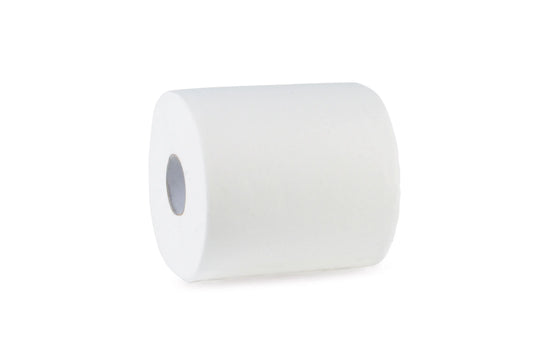 SemyTop Handtuchrolle MIDI 20 cm, 2-lagig, Zellstoff weiß, Ø 19 cm, 6 Rollen