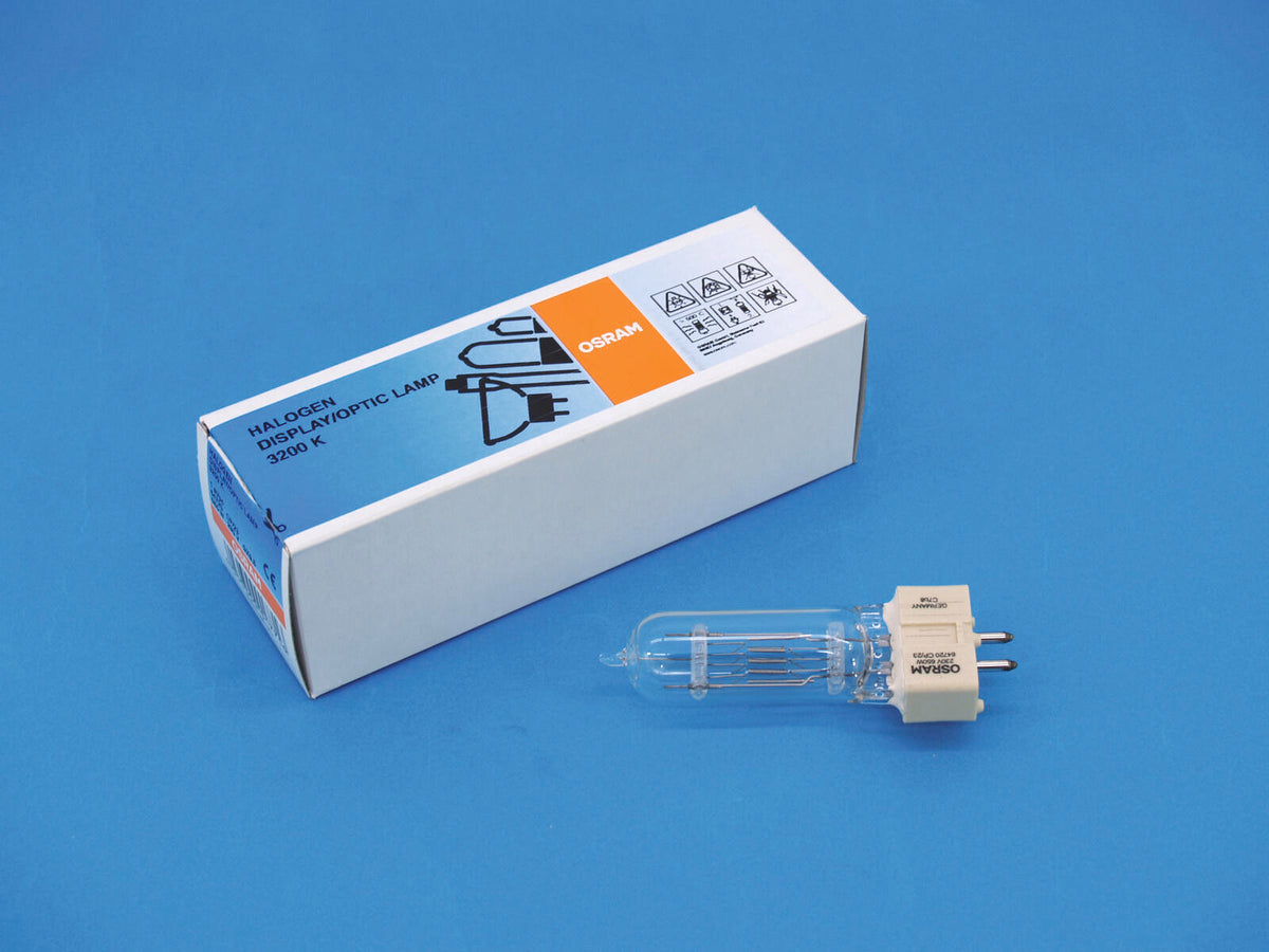 Osram 64720 230V/650W GX-9,5 100h 3200K