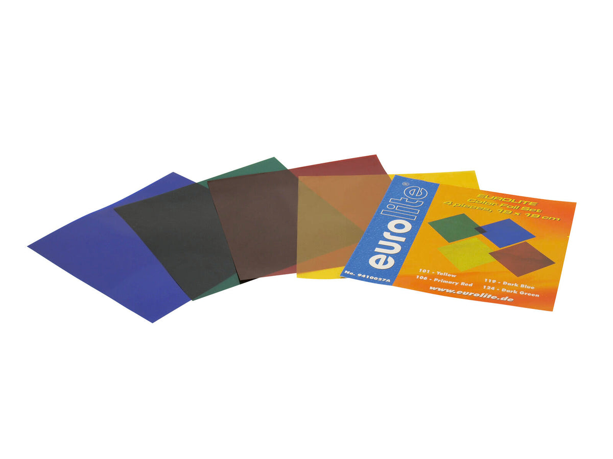 Eurolite Farbfolienset 19x19cm PAR-56 vier Farben