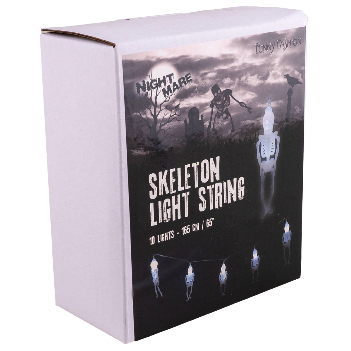 Lichterkette 10 LED Skelette