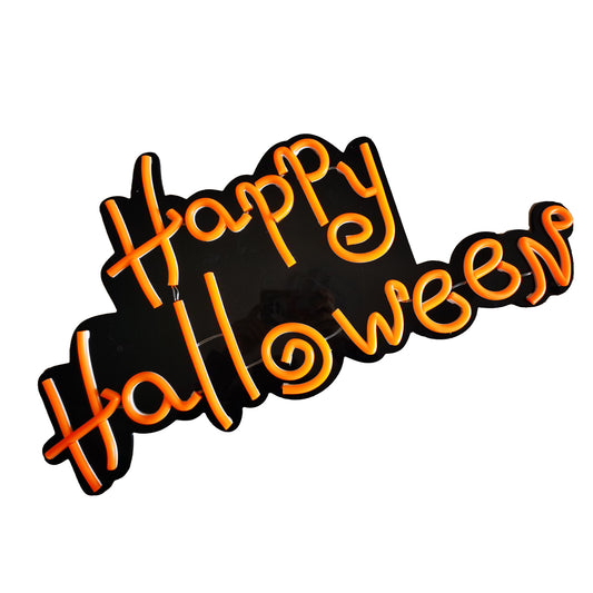 Neon-Schild 'Happy Halloween' – Ansicht 2