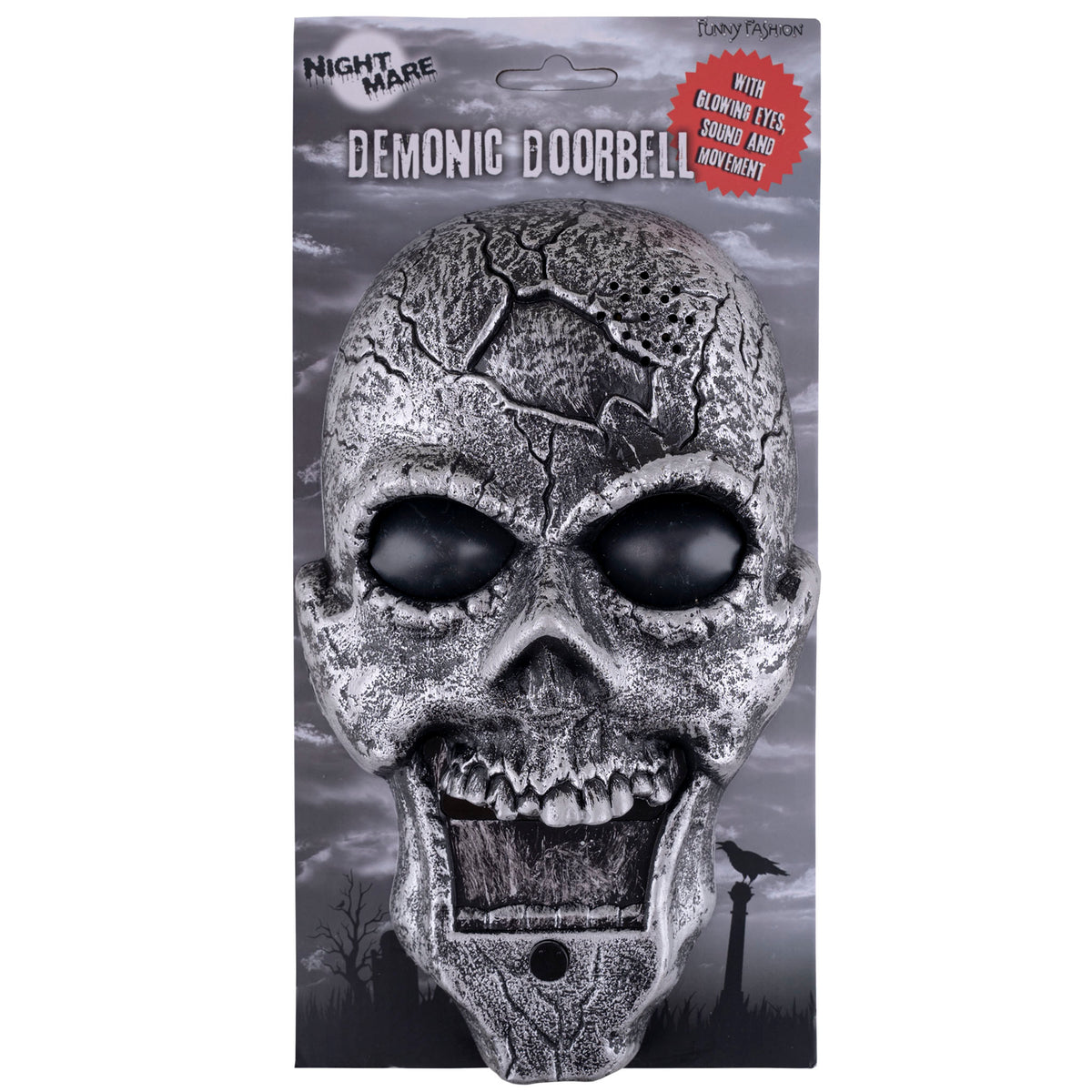 Totenkopf-Türklingel – Ansicht 3