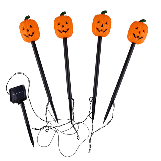 Solar Kürbis-Gartenstecker