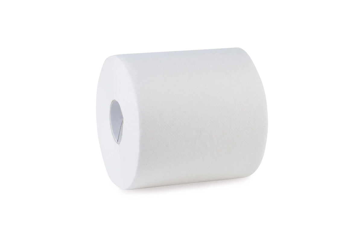 QUICKY Handtuchrolle MIDI, 1-lagig, recycling weiß, Ø 20 cm, 6 Rollen