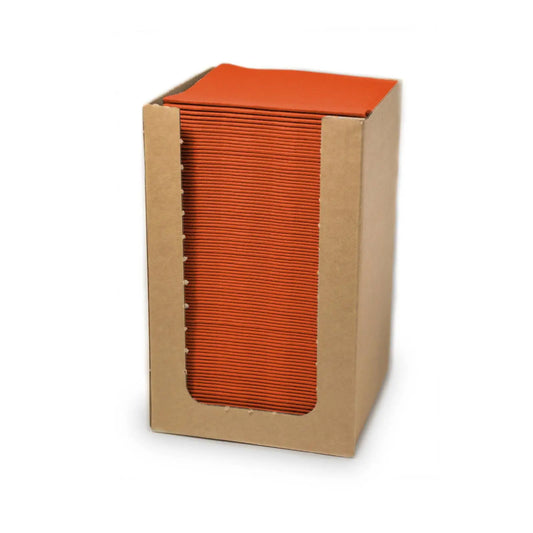 QUICKY Airlaid-Servietten 20 x 20 cm, orange, 1/4-Falz, 15 x 100 Stück