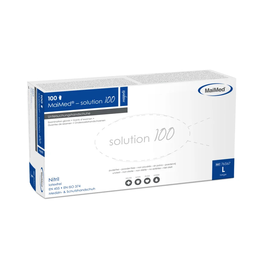 MaiMed® solution 100 magenta Nitrilhandschuhe, puderfrei