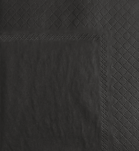 Servietten | 24x24cm | Schwarz