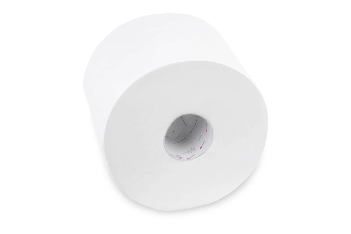 Funny Jumbo-Toilettenpapier, 2-lagig, Ø 19,5 cm, Zellstoff, 6 Rollen, - Centerfeed -