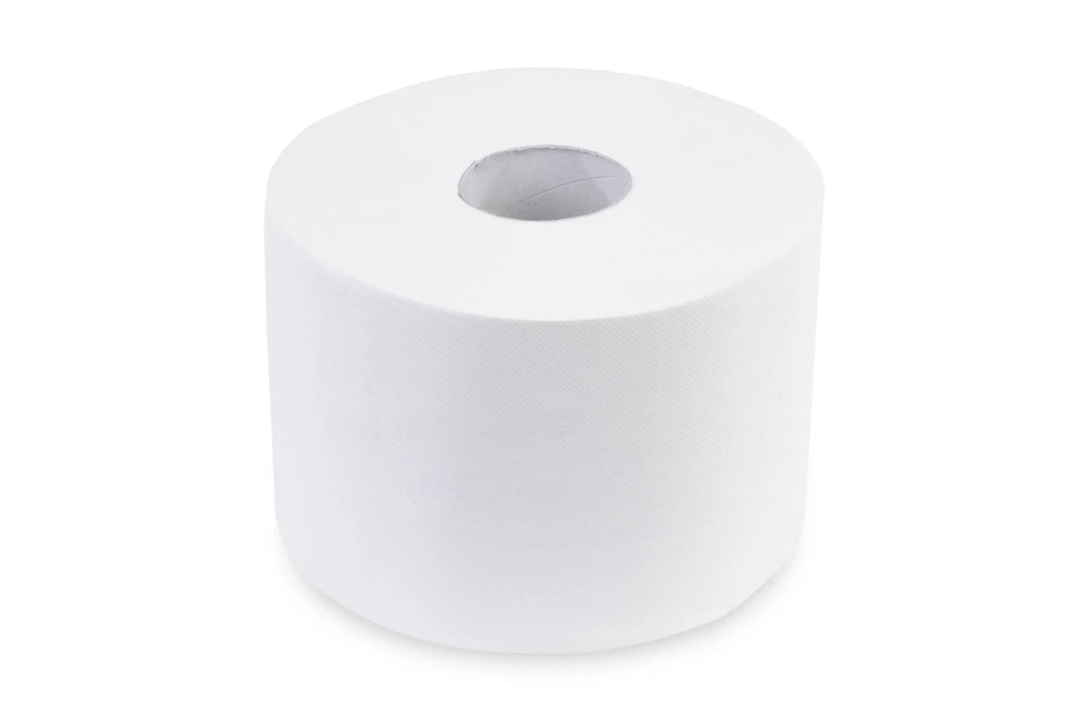 Funny Jumbo-Toilettenpapier, 2-lagig, Ø 19,5 cm, Zellstoff, 6 Rollen, - Centerfeed -