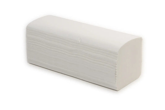 Papierhandtuch, V-Falz, 2-lagig, Zellstoff hochweiß, 24 x 21 cm, 4.000 Blatt, ohne Logo