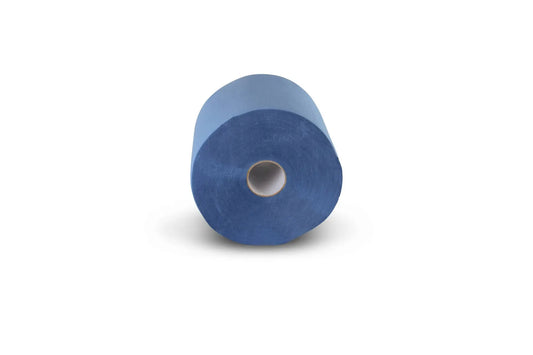 Funny Industrierolle 26 cm, 3-lagig, recycling blau, 500 Blatt, 2 Rollen