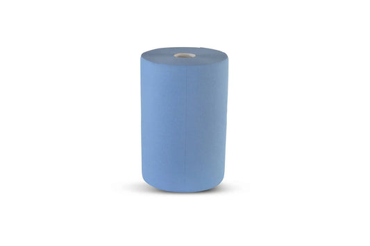 Funny Industrierolle 37,5 cm, 3-lagig, recycling blau, 500 Blatt, 2 Rollen