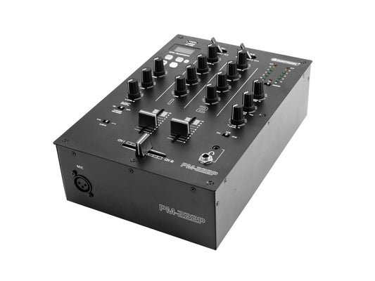 Omnitronic PM-222P 2-Kanal-DJ-Mixer mit Player – Ansicht 2