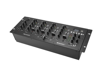 Omnitronic PM-444Pi 4-Kanal-DJ-Mixer mit Player & USB-Interface – Ansicht 2
