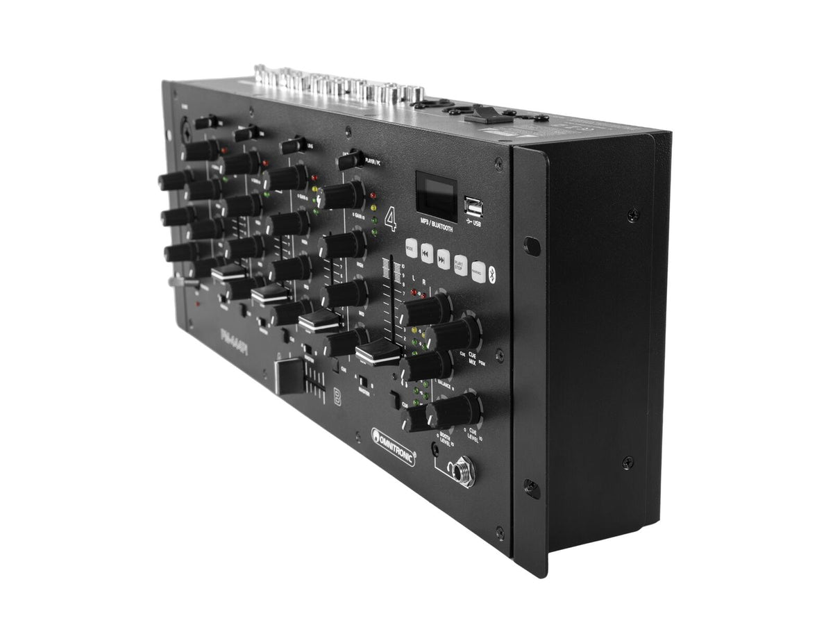 Omnitronic PM-444Pi 4-Kanal-DJ-Mixer mit Player & USB-Interface – Ansicht 7