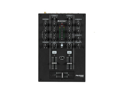 Omnitronic PM-202F 2-Kanal-DJ-Mixer mit Filter und Bluetooth – Ansicht 4