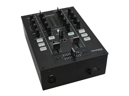 Omnitronic PM-202FX 2-Kanal-DJ-Mixer mit Filter, FX und Bluetooth – Ansicht 6